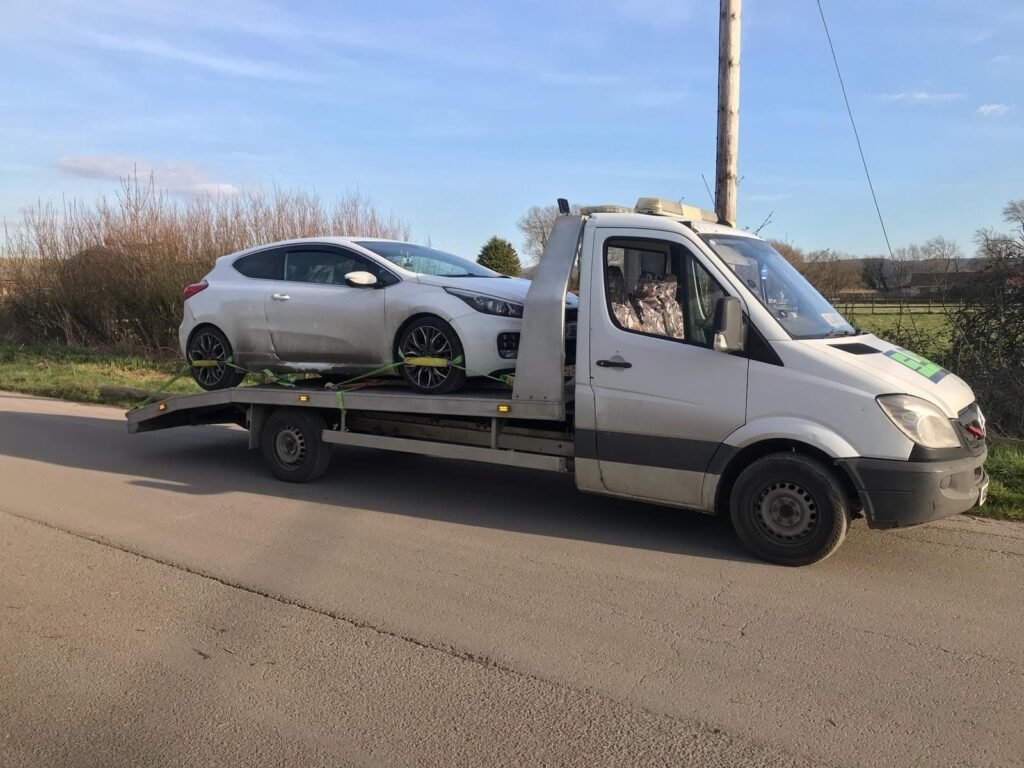 British Mobile Tyres van on site